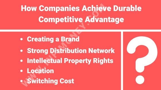 How companies Achieve Durable Competitive Advantage
