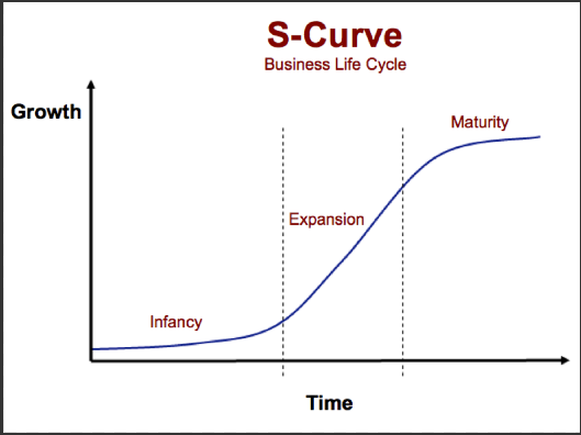 S curve Company Life Cycle